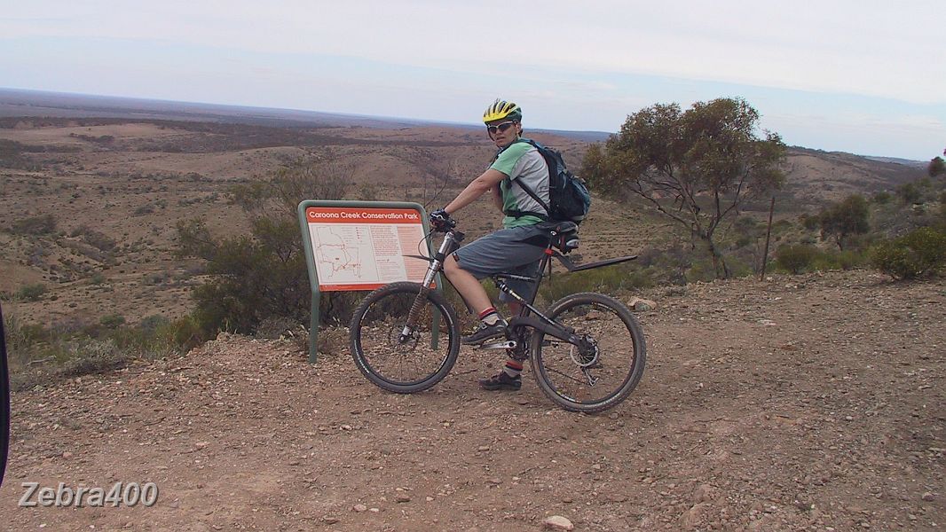 12-Checking out the view of Caroona Creek.JPG